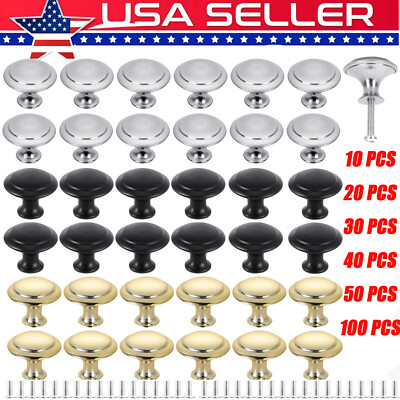 Lot Door Knobs Hardware Cabinet Handles Cupboard Drawer Bathroom Kitchen Pulls