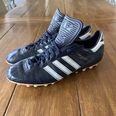 Adidas Rummenigge Star UK 9 Originals Blue & White Stunning