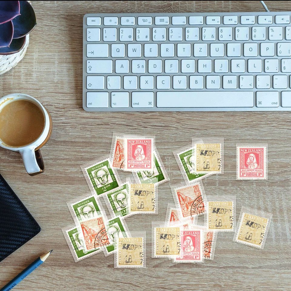 Lote 1000 Piezas Fundas para Sellos Colección Profesional Protección 3x3.5cm EE. UU. Foto 4 de 4