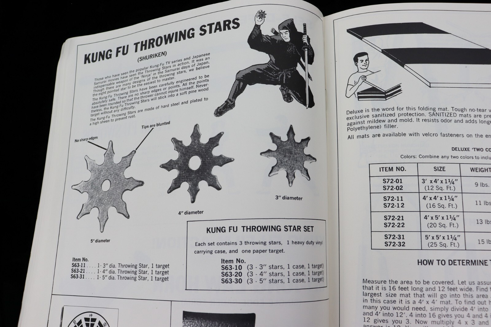 Vtg Martial Arts Supplies Catalog 1974 Kung Fu Karate Taekwondo Book