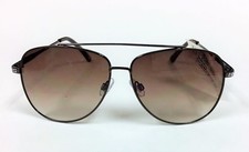 NEW FOSSIL BROWN FRAME LENS,CRYSTALS,100 UV LENS SUNGLASSES POUCH 66353534