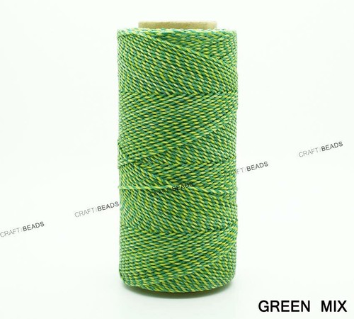 0.5MM Waxed Polyester Linhasita Cord Macrame Bracelet Thread String 368yds Spool - Picture 11 of 83