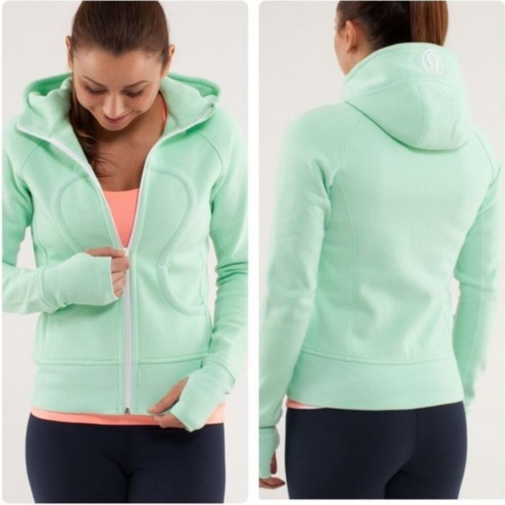Lululemon Remix scuba hoodie mint moment pastel aqua green
