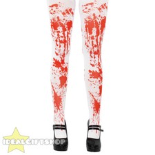MALLAS SANGRIENTAS MANCHADAS DE SANGRE HALLOWEEN DISFRAZ ACCESORIO MUJER
