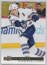 2020-21 Mike Komisarek SP Signature Edition Legends UD Canvas Legends #C-73