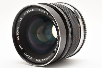 【美品】オリンパス ZUIKO MC AUTO-W f=35mm 1:2 Near Mint] Olympus OM-System Zuiko MC Auto-W 35mm F/2 From