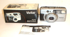 Vivitar 357PZ Quartz Date 35MM Point  Shoot Film Camera w/ Box, Manual, Strap