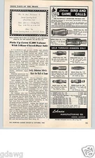1962 PAPER AD Lohman Duck Call Goose Crow Quail Carved Deluxe