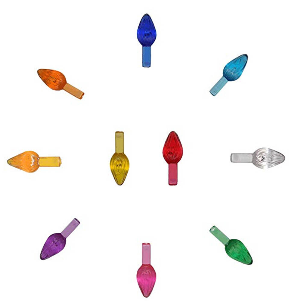 100X TWIST BULBS PEGS Ceramic Christmas Tree Lights Replacement eBay