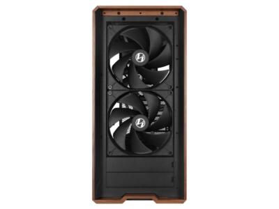 Lian Li LANCOOL 217 Genuine Walnut Wood Computer Case, Mid