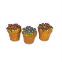 Studio M - Gypsy Fairy Garden - Mini Potted Flowers S/3 Asst. Gg234 on sale Studio M - Gypsy Fairy Garden - Mini Potted Flowers S/3 Asst. Gg234 on sale