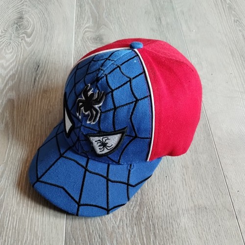 Spiderman Hat Baseball Cap Youth Blue Red Adjustable Strap Cotton Marvel MCU