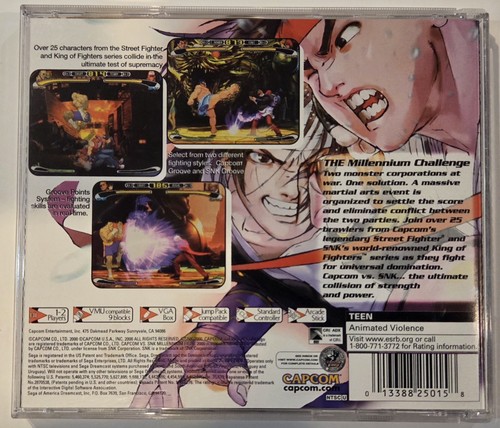 Capcom Vs. SNK Sega Dreamcast 2000 Completo CIB - Foto 3 di 3
