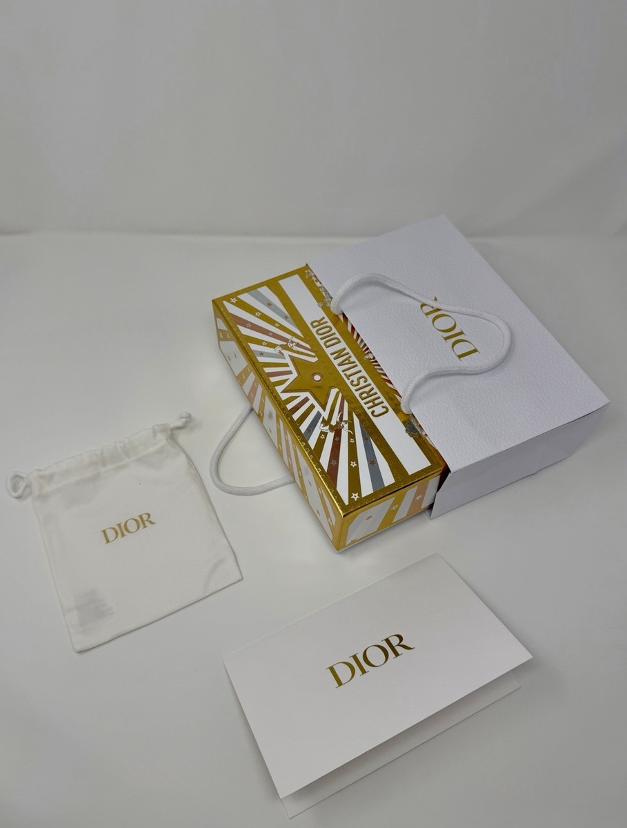 Dior Exclusive Holiday Gift Box + Shopping Bag, Envelope, Dust Bag