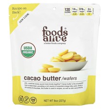 Cacao Butter Wafers, 8 oz 227 g 