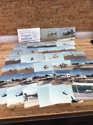 Lot Of CDF, Sheriff, Mercy Air, Clinton Helicopters 4  x 6  Pictures B-4  Q 