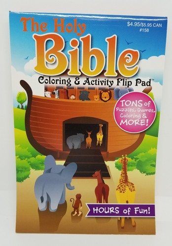 Kappa The Holy Bible Coloring & Activity Flip Pad Set of Two Comes w/ Jot 5 ...
