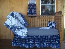 Dallas Cowboys 7 Pc Nursery Crib Bedding, NEW