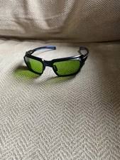 Vintage steam punk Safety Welding Glasses Z87 Green Lenses Side Shields