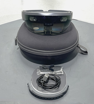 Microsoft HoloLens Generation 1 (1688) AR Headset with Case Power Tested