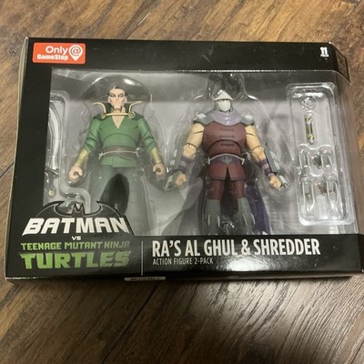 DC Collectibles Batman vs TMNT Ra's Al Ghul & Shredder Action Figure 2-Pack
