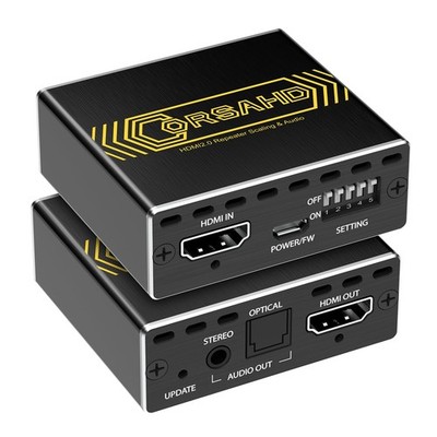 4K60Hz HDMI 2.0 Audio Extractor Converter,HDMI to SPDIF Optical 7.1/5.1CH,Ste...