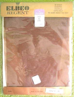 ELBEO REGENT 30 DEN NAHTLOSE STRÜMPFE INCA 100 % NYLON VERSIEGELTE VERPACKUNG