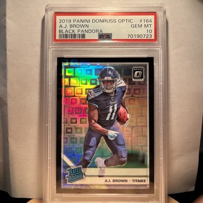 2019 Panini Donruss Optic - A.J. Brown #164 Black Pandora 11 /25 Jersey Match