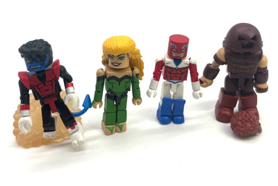 Marvel Minimates Excalibur Box Set Juggernaut Nightcrawler Meggan Capt Britain-