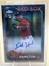 2024 Topps Chrome - Rookie Autographs David Hamilton #RA-DHA Refractor /499 (AU,