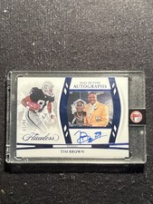 2024 Panini Flawless Tim Brown Hall of Fame On Card Auto Sapphire /10 Raiders