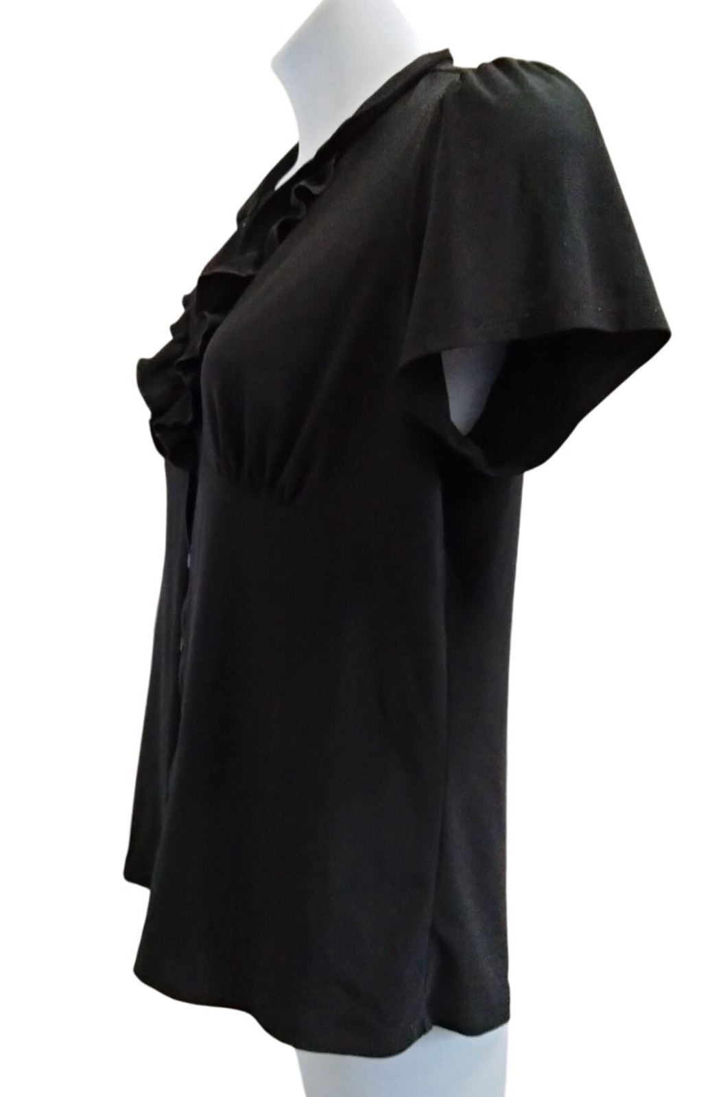 Perceptions Plus Size 2X Blouse Ruffle Button Dow… - image 5