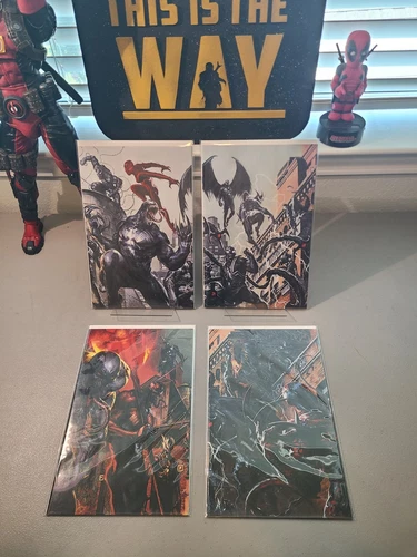 Death of The Venomverse #1,2,3 & 5 (2023) 1:50 Dell'Otto Variant Set