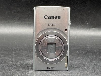 CANON IXUS 145 Digitalkamera Silber 16 MP 8x Zoom Vintage Kompaktkamera