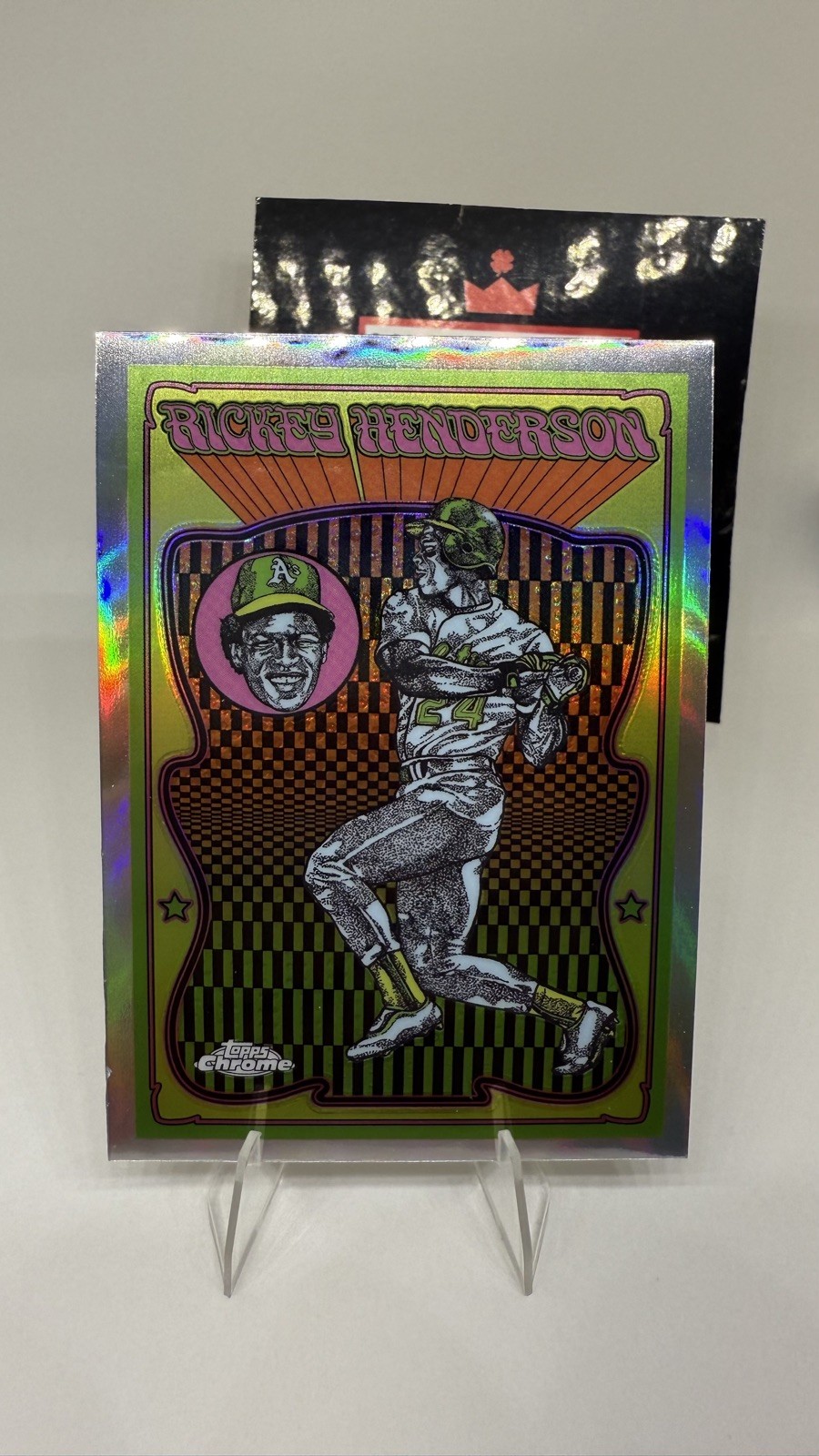 2025 Topps Chrome Rickey Henderson Ultraviolet All-Stars #UV-12 Athletics