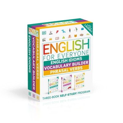 ENGLISH FOR EVERYONE ENGLISH IDIOMS, VOCABULARY BUILDER, PHRASAL VERBS 3 BOOK...