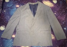 Oak Hill Plaid Blazer Blue Sports Coat Men's Size 3XL 54R/56R