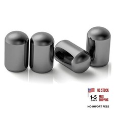 4PCS Car Tire Valve Stem Caps, Leak-Proof Corrosion Resistant Aluminum Gray