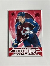 Cale Makar Avalanche | 2021-22 SP Authentic Profiles Red Parallel #AP-8 /799 a13