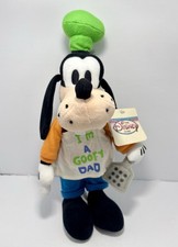 RARE HTF Disney Store Goofy 13  Plush "I  m A Goofy Dad" Stuffed Toy Doll NWT