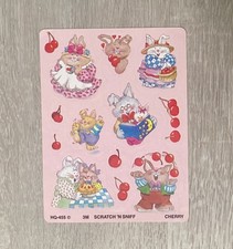 Vintage 3M Cherry Scratch And Sniff Sticker Sheet