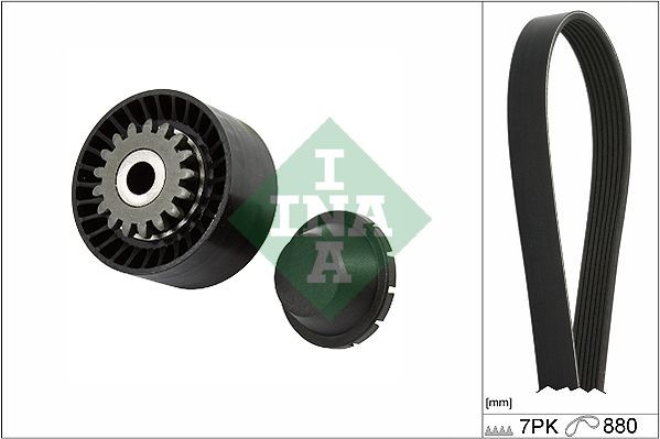Keilrippenriemensatz FüR Renault Clio III Br0/1 Grandtour Kr0/1 1.2 Ab 04->-image