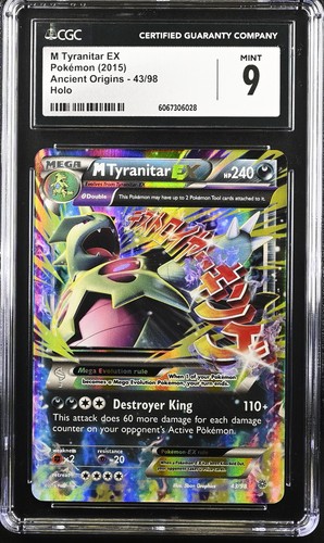 M Tyranitar-EX graded CGC 9 for sale on eBay