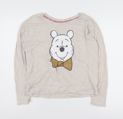 Disney Teens Beige Winnie Puuh Pullover M Freizeit