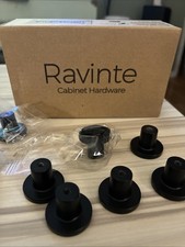 Cassettiera Moderna Ravinte Confezione 9 Maniglie per Armadio Cucina 1" - Scatola Aperta 