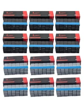 12 BOX 2160 pcs  0.50oz 6 Zinc & 6 Black Coated Adhesive Stick on Wheel Weight