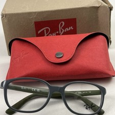 Ray-Ban Dark Grey/Rubber Green Kids Glasses - 0RY1632 - Demo lens - 4816-130