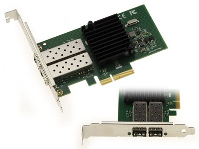 KALEA-INFORMATIQUE PCIe SFP 2 Ports Faser LC Intel I350AM2 Dual Gigabit LAN