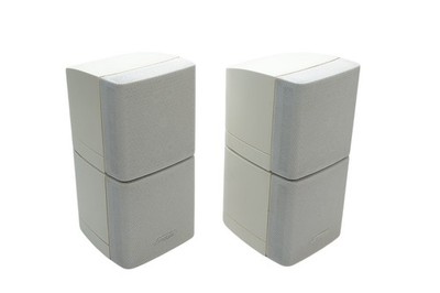  2x Bose Acoustimass Lifestyle Doppelcubes Series III Lautsprecher Weiß 