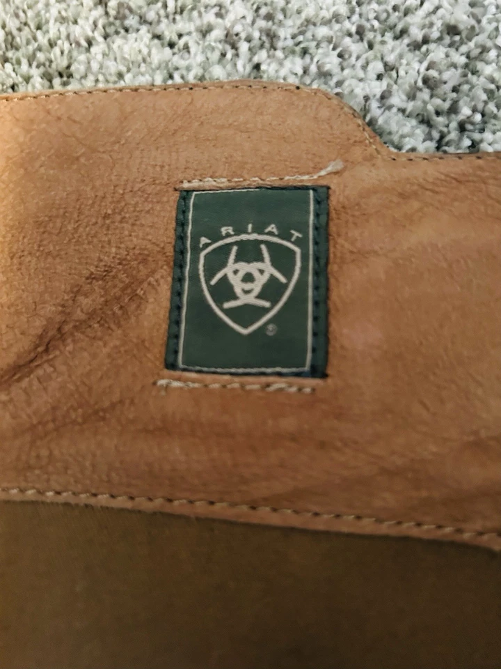 Botas de montar altas de cuero negras con cremallera trasera Ariat para mujer talla 6,5 B Foto 4 de 4